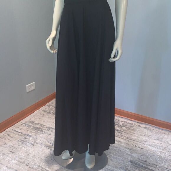 Vintage Black Maxi Skirt by Koret of California | Long Full Black Skirt | Label - Picture 3 of 15